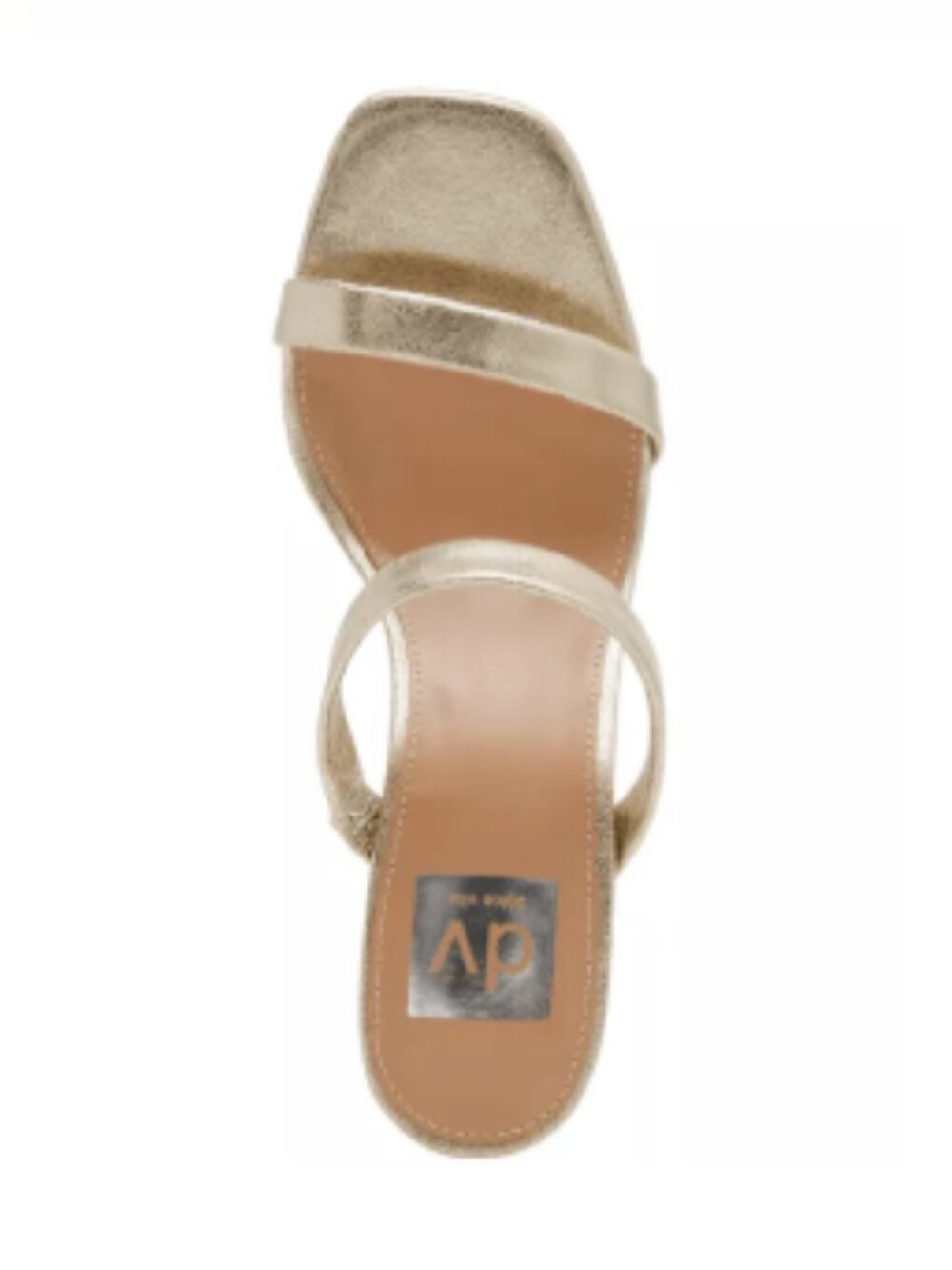 DV by Dolce Vita Yorke GOLD Block Heel Sandal (Women's 11) NEW - Picture 5 of 7